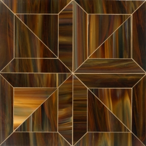 PARIS CERAMICS- Symmetry_Truman-tortoiseshell-jewel glass mosaic-cut-out-low